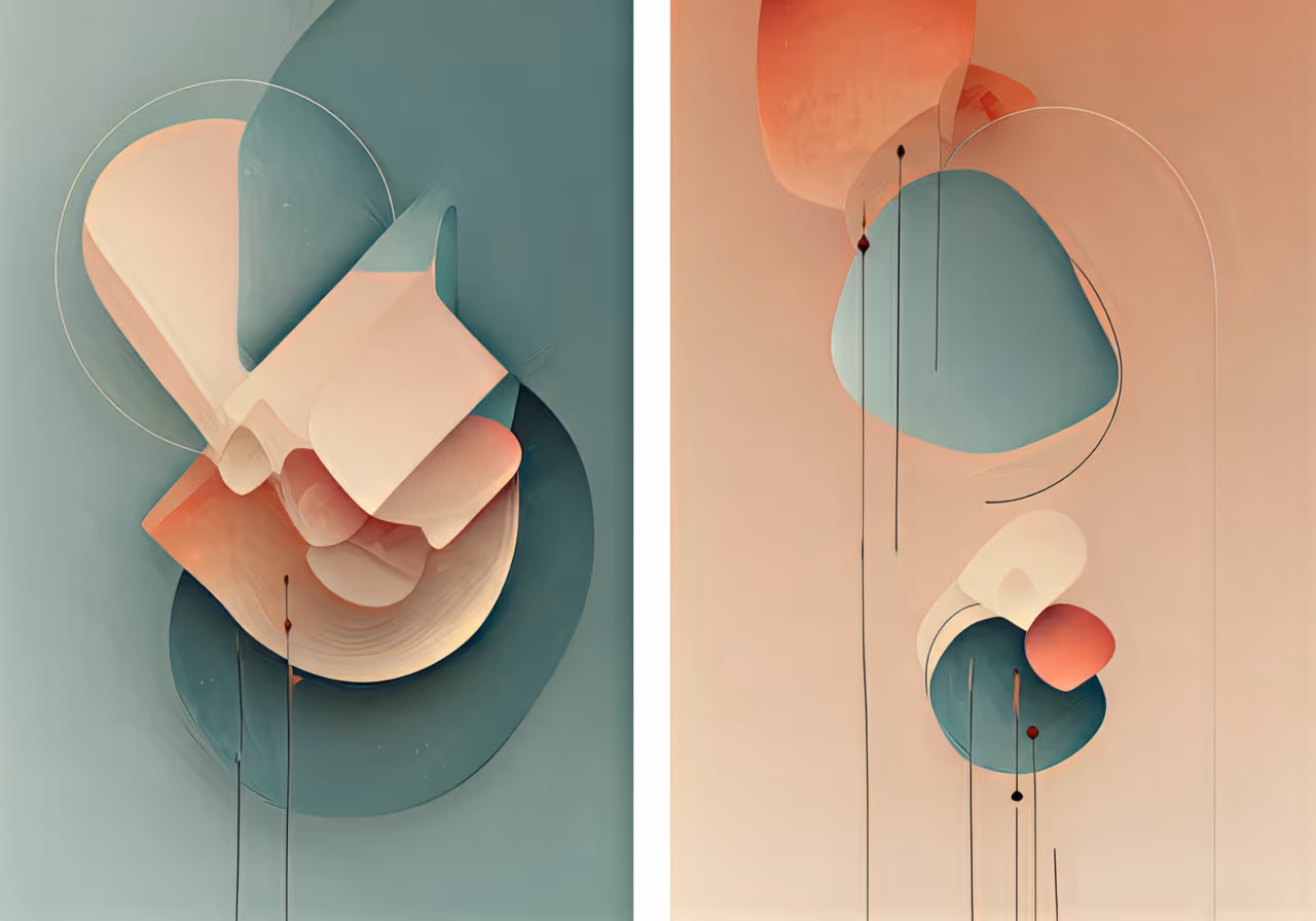 AI-Generated Minimalist Backgrounds